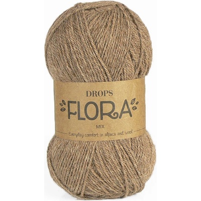 Příze DROPS Flora mix 08 - hnědá