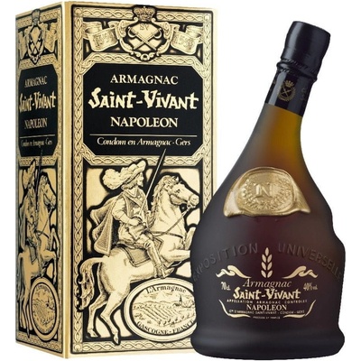 Saint Vivant Armagnac Napoleon 40% 0,7 l (karton) – Zboží Dáma