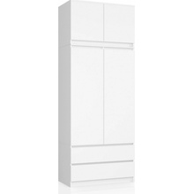 Ak furniture Star 90 cm s nástavcem bílá