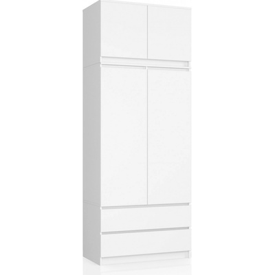 Ak furniture Star 90 cm s nástavcem bílá – Zboží Dáma