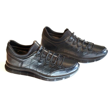 Base Мъжки обувки от естествена кожа - Черни 20210835111 (323271_Черно)