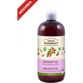 Green Pharmacy Body Care Argan Oil & Figs sprchový gél 0% Parabens Silicones PEG 500 ml