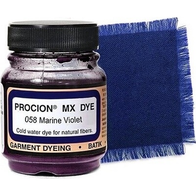 Jacquard Procion MX barva na bavlnu odstín 058 námořnická fialová