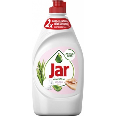 Jar Sensitive Aloe Vera & Pink Jasmine prostriedok na umývanie riadu 450 ml