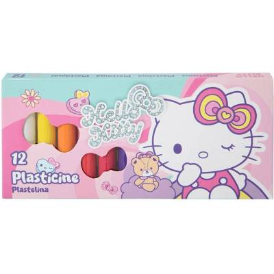 Patio Plastelína 12 barev Hello Kitty 6 ks 649527