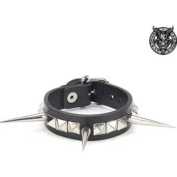 Image 1 of Leather & steel fashion гривна Vampire teeth - LSF1 148