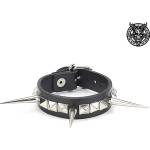 Leather & steel fashion гривна Vampire teeth - LSF1 148