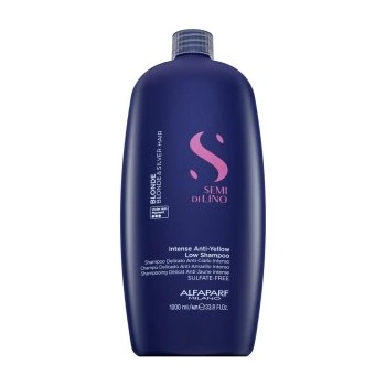 ALFAPARF Milano Semi Di Lino Blonde Intense Anti-Yellow Low Shampoo Неутрализиращ шампоан за руса коса 1000 ml