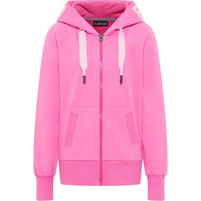 ELBSAND Дамски суичър Elbsand Women's Kelda Hood-Jacket Training jacket - Magenta Sky (103-2202-0912)