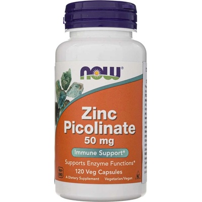 Now Foods Pikolinát Zinku 50 mg 120 kapsúl