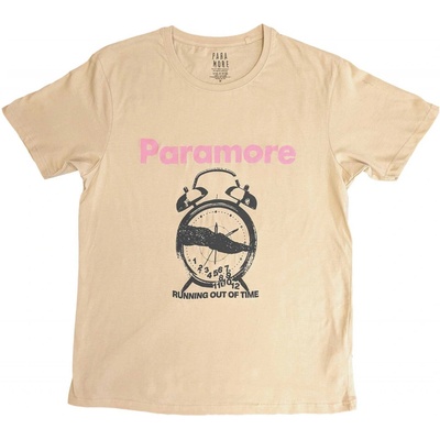 Paramore tričko Clock natural