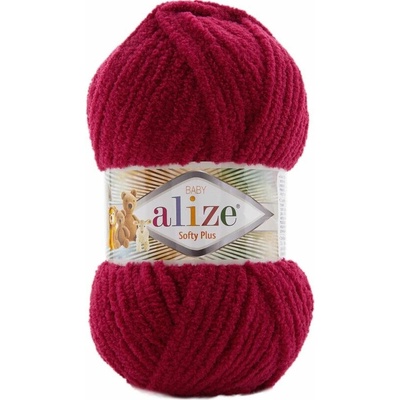 Alize příze Softy Plus 107 vínová