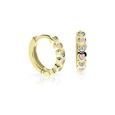 Cutie Jewellery zlaté dětské C3339Z Pink