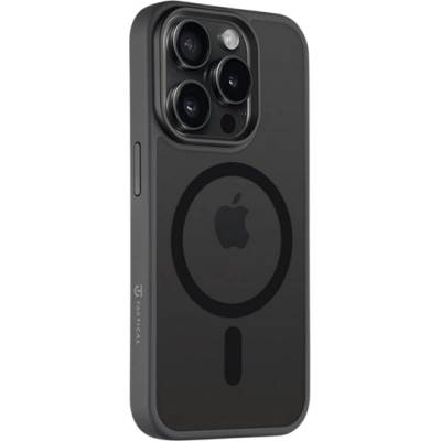 Tactical iPhone 15 Pro TACTICAL MAGFORCE HYPERSTEALTH Силиконов удароустойчив протектор за телефон, MagSafe, черен 57983115959 (57983115959)