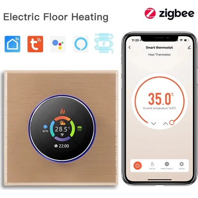 BSEED Zigbee otočný termostat Zlatá Voda