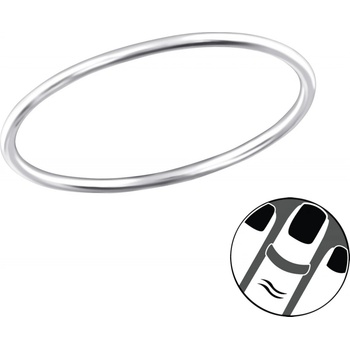 Olivie Stříbrný midi prstýnek 5786