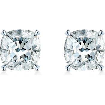 SAVICKI Обеци Share Your Love: бяло злато, лабораторни диаманти с шлифовка