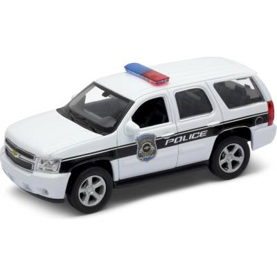 Welly Chevrolet Tahoe 07 POLICE biely 1:34