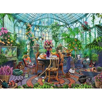 Ravensburger - Puzzle In the Greenhouse - 500 piese