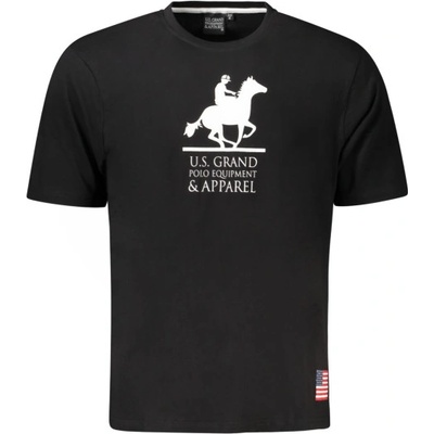 U. s. grand polo Тениска с къс ръкав за мъже us grand polo, Размер s, Цвят Черен (au02650_ne23nero)