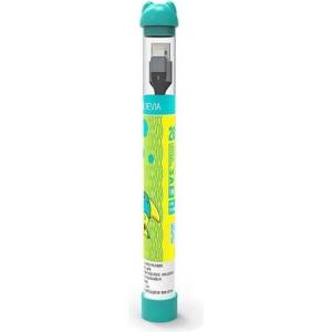 DEVIA ST101708 Gracious Tube USB/Lightning 1 м черен кабел за данни и зареждане (ST101708)