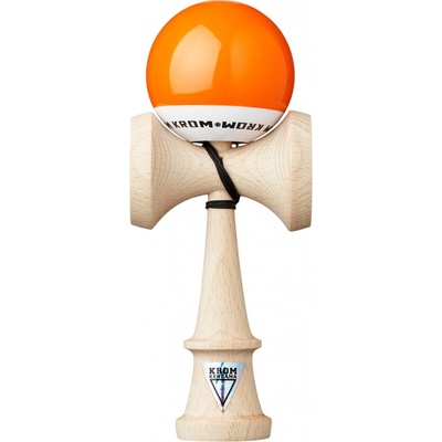 Kendama Krom pop LOL žonglovací dřevěná hračka Oranžová