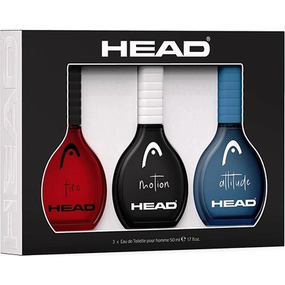 Head Fire подаръчен комплект с тоалетна вода 3х50мл за мъже 1 бр