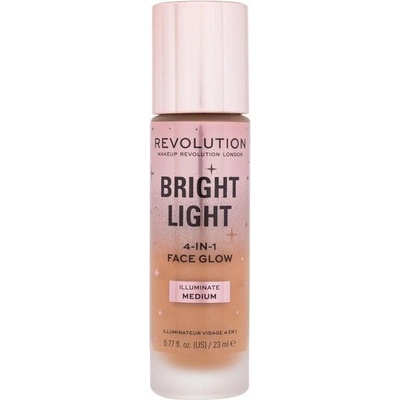 Makeup Revolution Bright Light rozjasňujúci tónovací fluid Illuminate Medium 23 ml