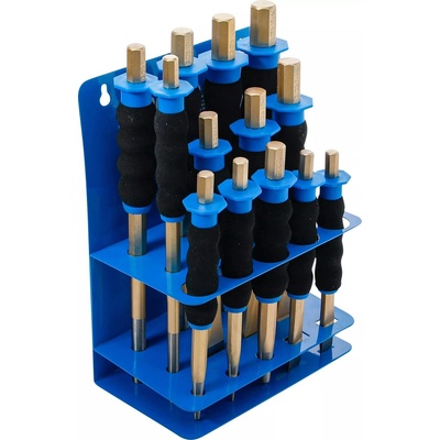 Sekáče, vyražeče a důlčíky BGS 74596 s chrániči rukou. Sada 13 dílů – Hledejceny.cz