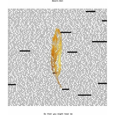 Bear's Den - So That You Might Hear Me LP