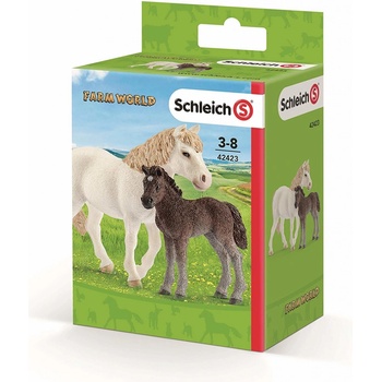 Schleich 42423 set poník kobyla a žriebä