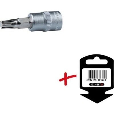 KS Tools Nástrčný ořech s bitem 1/4 profil torx t20 věšák 911.1444-e