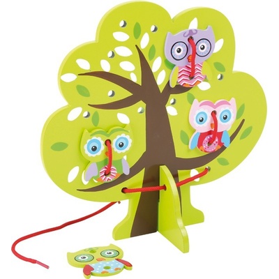 Small Foot Drevené navliekacie sovy