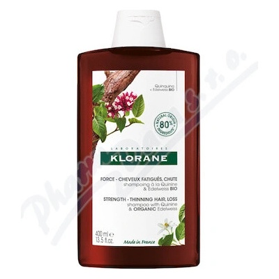 Klorane šampón chinín a BIO plesnivec alpský 400 ml