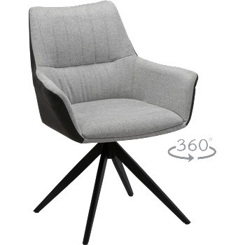 Carmen Трапезен стол dover - светлосив bf 5