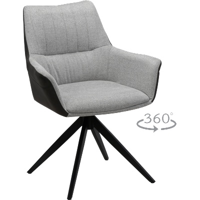 Carmen Трапезен стол dover - светлосив bf 5