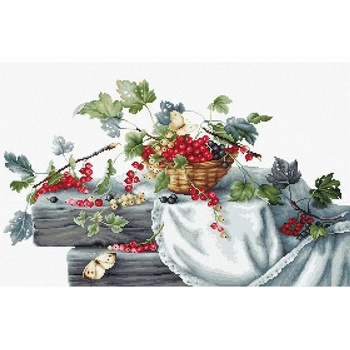 Luca-S Червен касис - гоблен със схема b2262