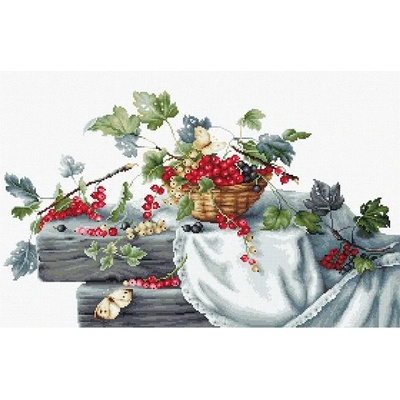 Luca-S Червен касис - гоблен със схема b2262