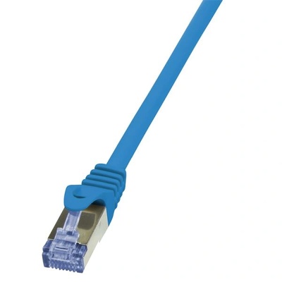 LogiLink Кабел S/FTP LOGILINK Cat6a, LSZH, Мед, 5 м, Син, AWG26, Двойно екраниран CQ3076S (CQ3076S)