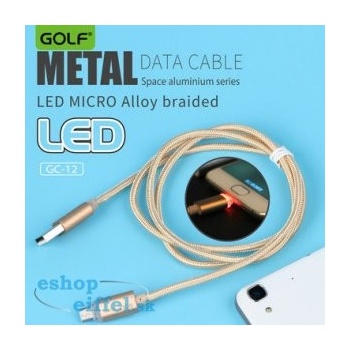 Golf GC-12i USB s LED koncovkou - Lighting, 1m
