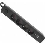 Defender Power strip Defender SFS 4 sockets 1.5 m black (99457)