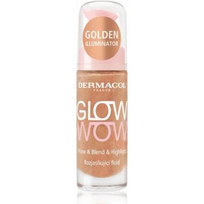 Dermacol Tekutý rozjasňovač Glow Wow Highlighter zlatý 150 g