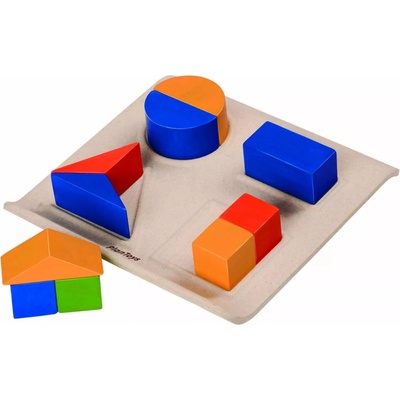 PlanToys PlanToys Skládání zlomkových tvarů