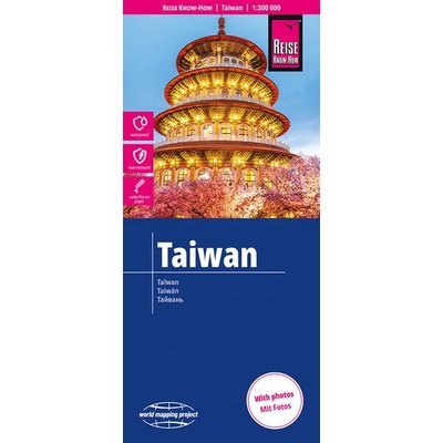 Reise Know-How Verlag mapa Taiwan 1:300 t. voděodolná