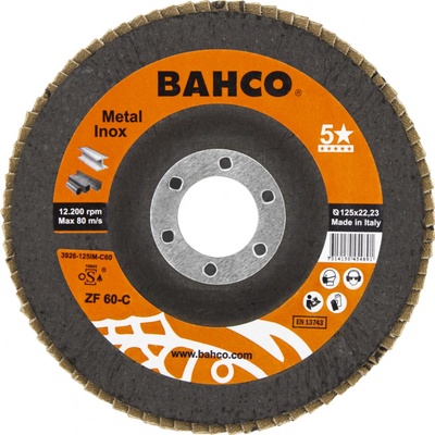 Bahco Kotouč lamelový zirkonový kónický 125 mm C40 BA-3926-125IM-C40