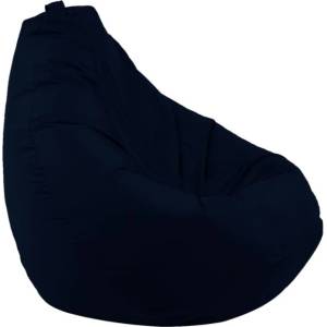 Pufrelax Пуф круша, 320л. , Nirvana Grande - Teteron Bleumarin, За открито, Перящ се калъф, Пълнеж от Полистиролни перли (PUF-G-NGR-TEX-BLM)