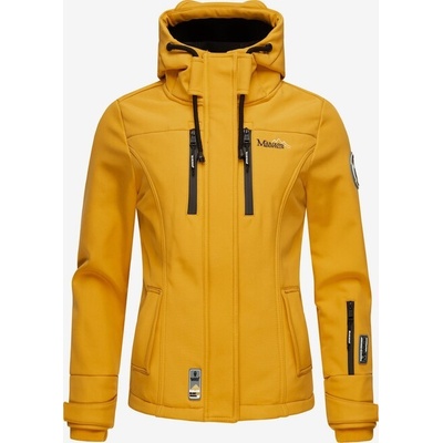 Marikoo KLEINE ZICKE dámska prechodná bunda s kapucňou amber yellow