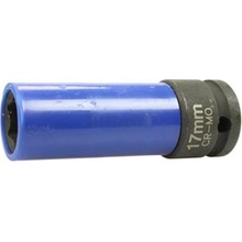 100-02898-17 - Hlavice nástrčná - ořech 1/2", 17mm, prodloužená na výměnu Alu kol