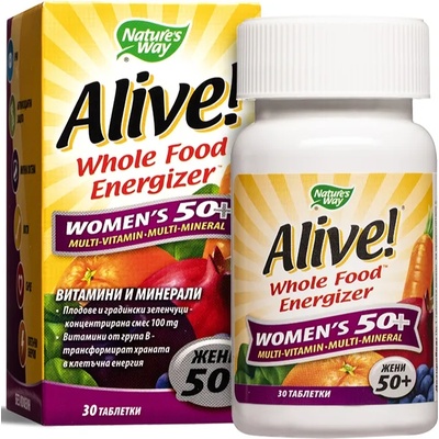 Nature's Way Alive Women's 50+ Мултивитамини, 30 таблетки, Nature's Way (11476)