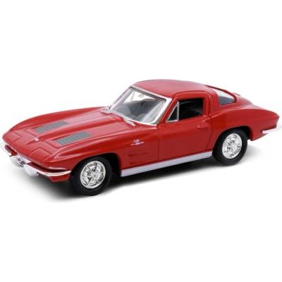 Welly 1963 Chevrolet Corvette čierny 1:34